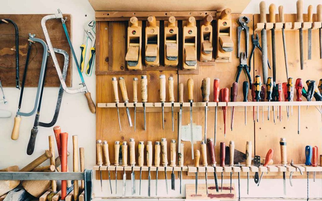 Estanteria para almacenamiento en una bodega de materiales de construcción