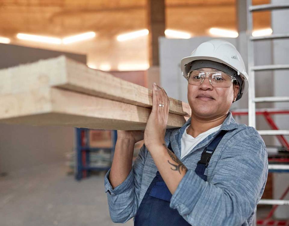 mujeres trabajadoras en la construcción