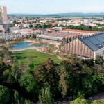 Luma Arles, vista aérea del campus de arte contemporáneo