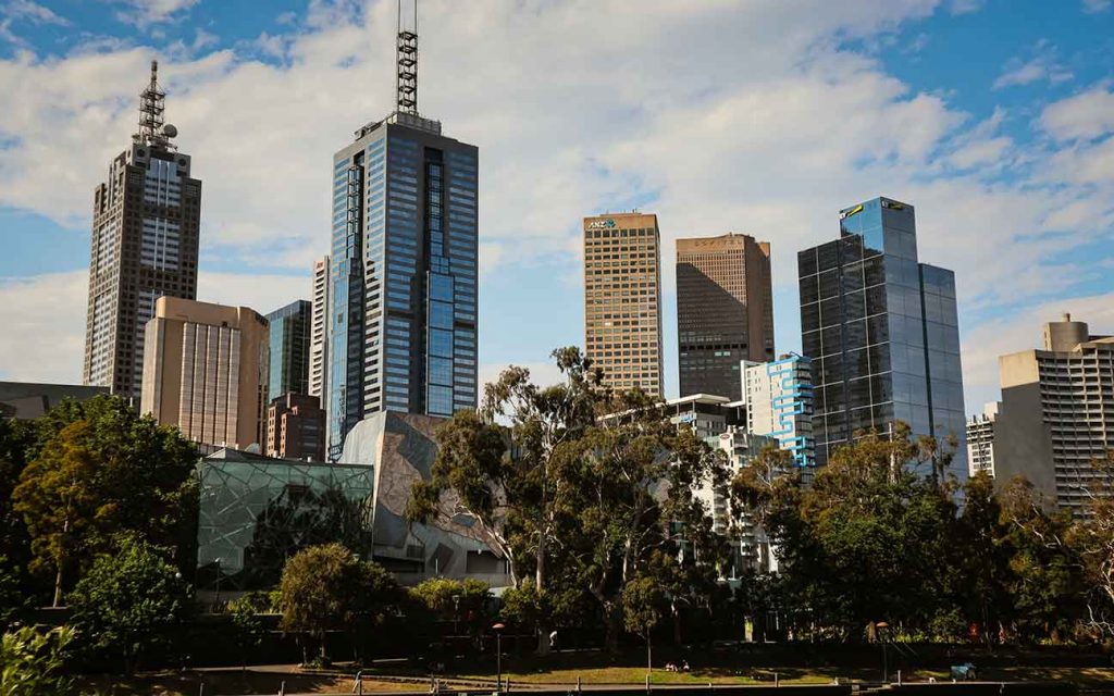 Panorámica de Melbourne, Australia