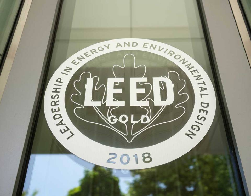 sello certificación leed gold