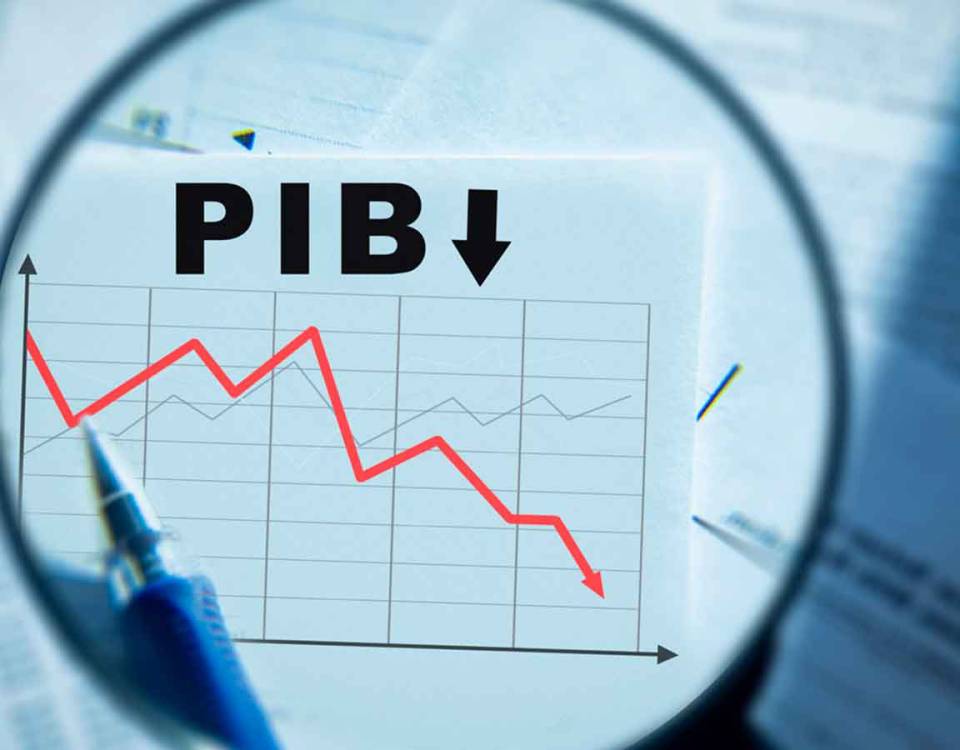 caída del PIB de Colombia en 2023